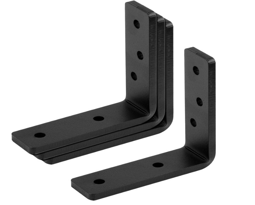 Steel Bracket L Shaped 5" x 1 1/2" x 5"